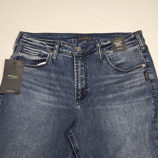 SILVER JEANS CO. Most Wanted Universal Skinny Leg Eco Friendly Sz 33/29 Indigo