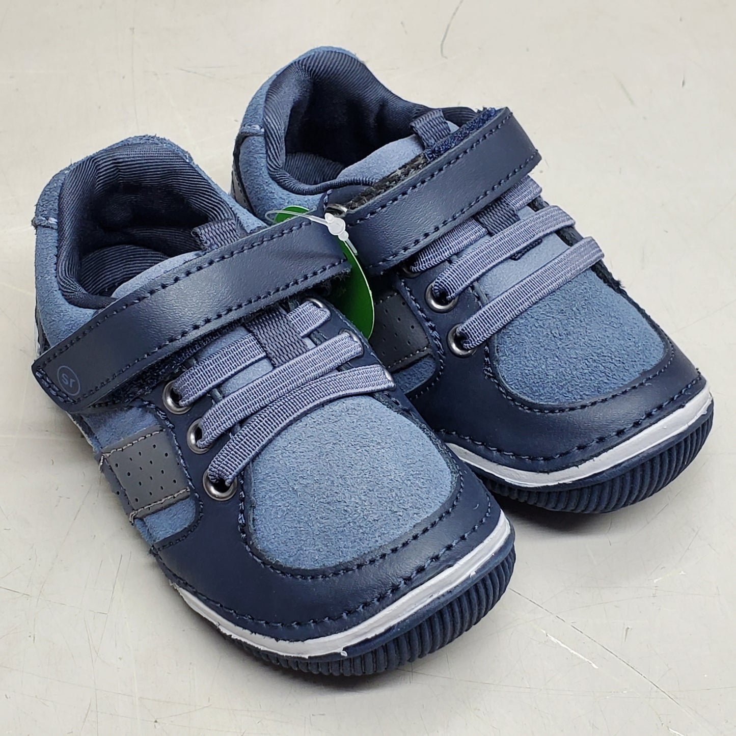STRIDE RITE SRT Wes Sneaker Shoes Toddler SZ 8W Blue BB006903