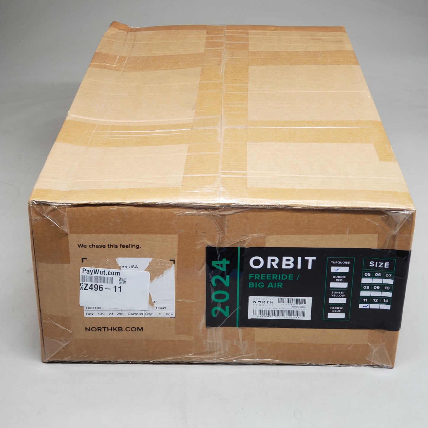 NORTH Orbit Freeride / Big Air Water Surfing Kite 11 Meter Turquoise 85000.240000 2024