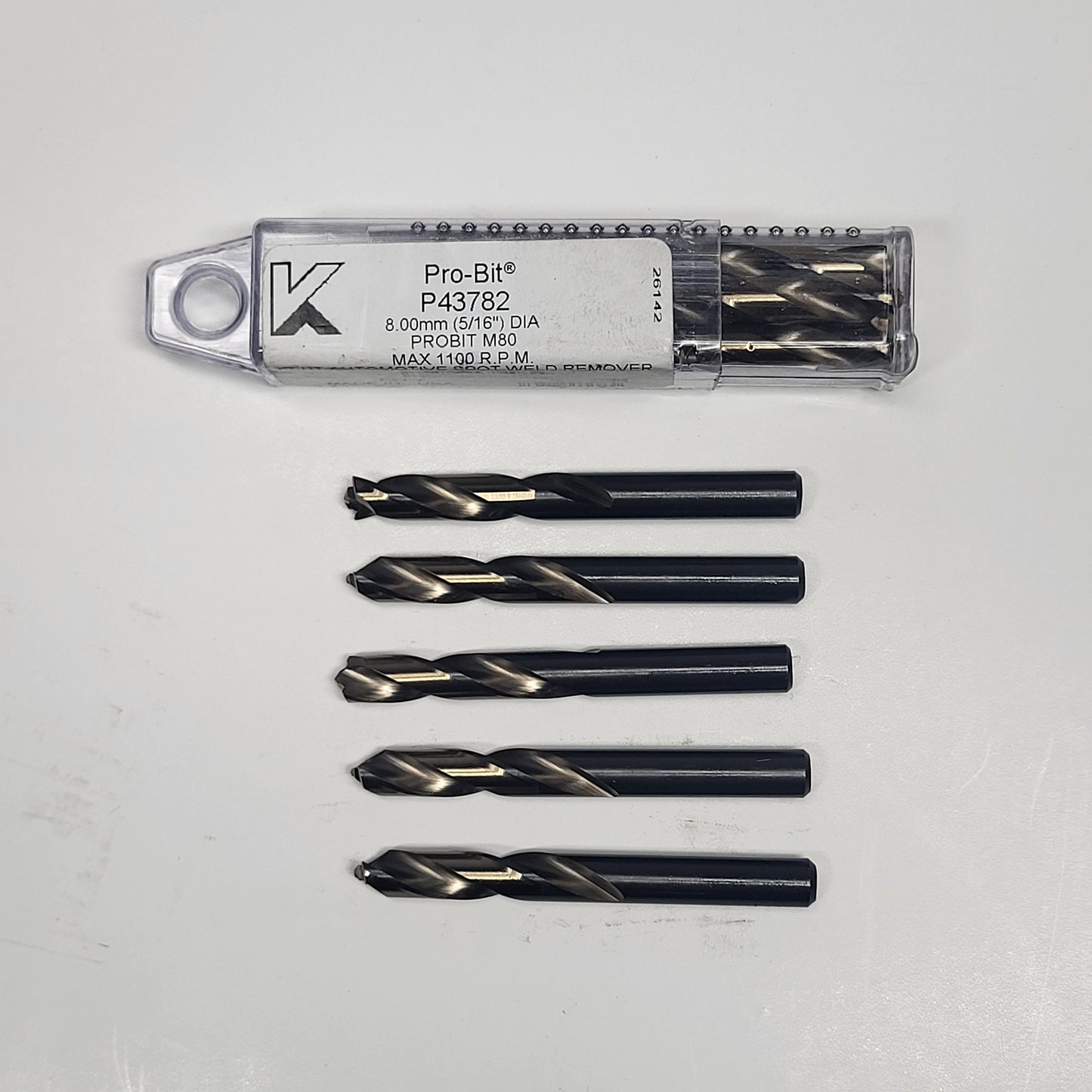 KENT AUTOMOTIVE Pro-bit 8.00mm (5/16") Max 1100 Spot Weld Remover 5 COUNT P43782