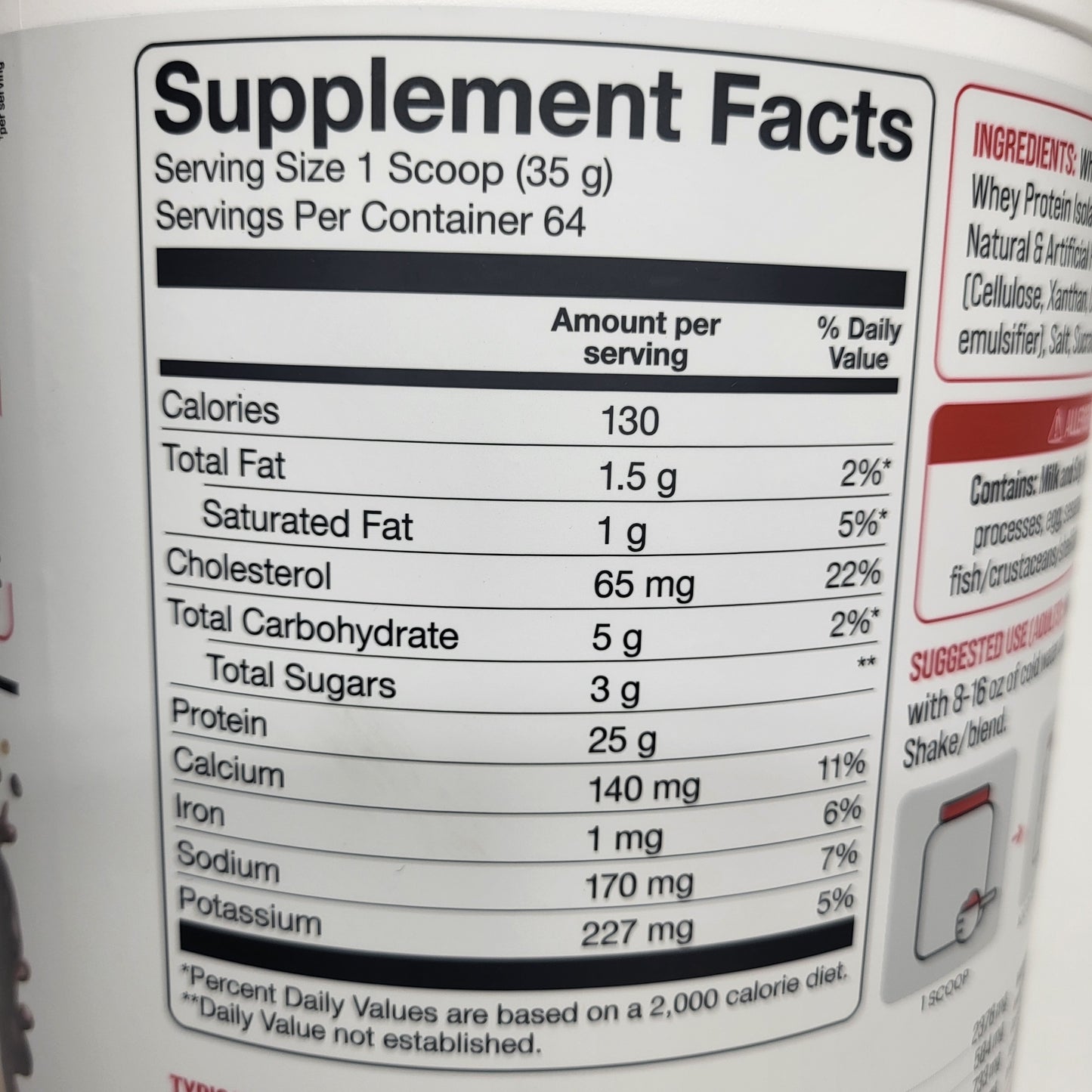 BASIC Basic Whey Protein Blend Muscle Building Boston Donut 5lbs BB 12/27