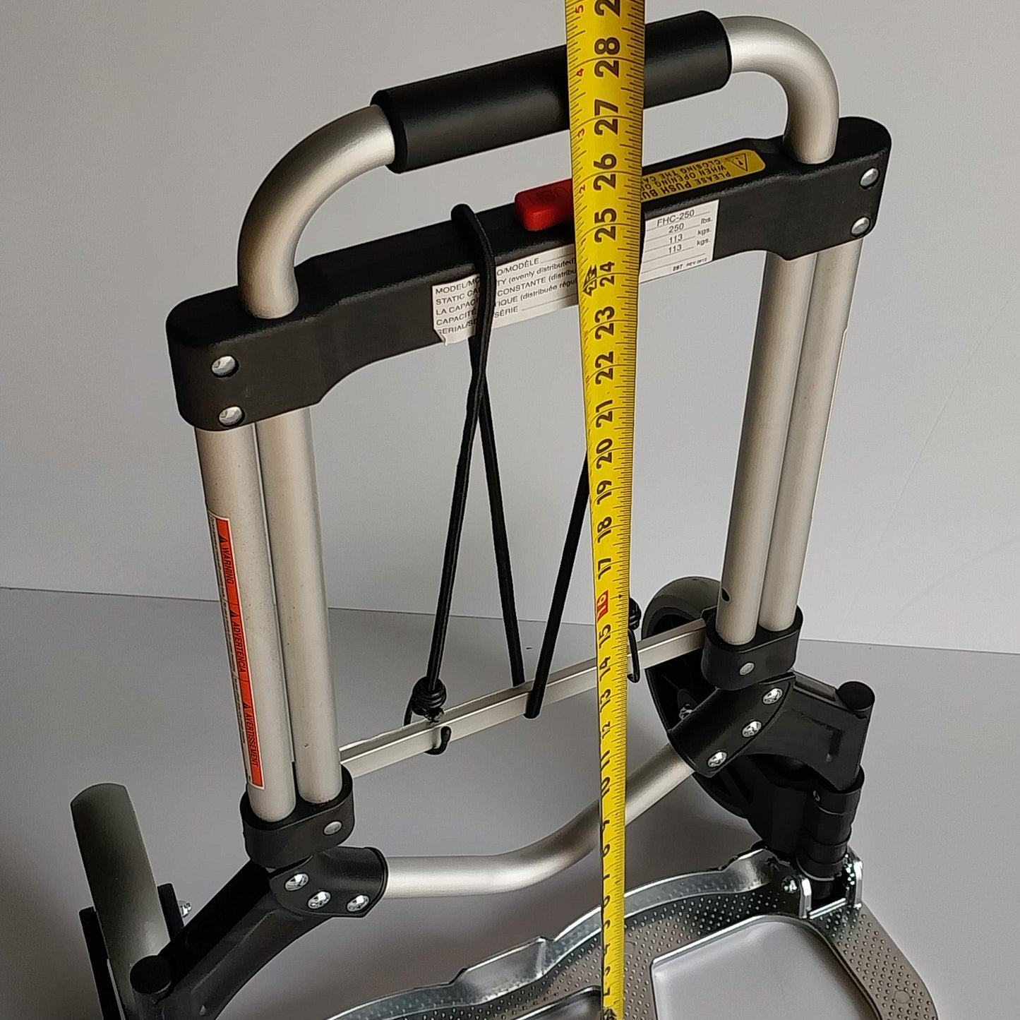 VESTIL Folding Hand Truck/Uline Static Capacity: 250 lbs. Model: FHC-250