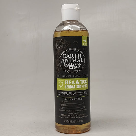 EARTH ANIMAL Flea & tick Herbal Shampoo For Dogs  12 Fl Oz (354ml) 00692