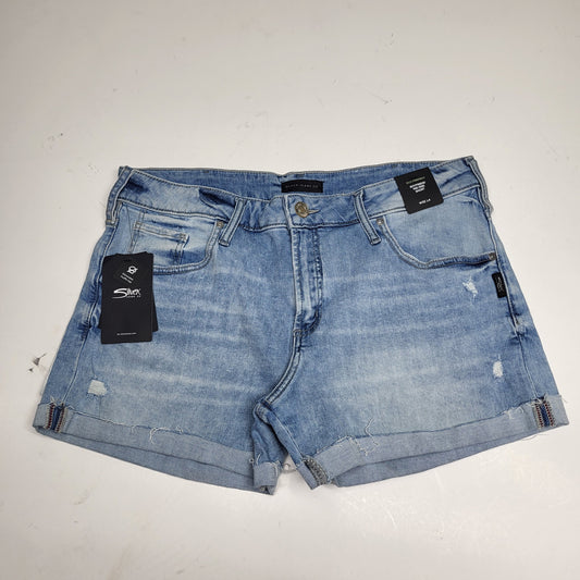 SILVER JEANS CO. Boyfriend Short Eco-Friendly Sz 32/4 Indigo L53623EAF172