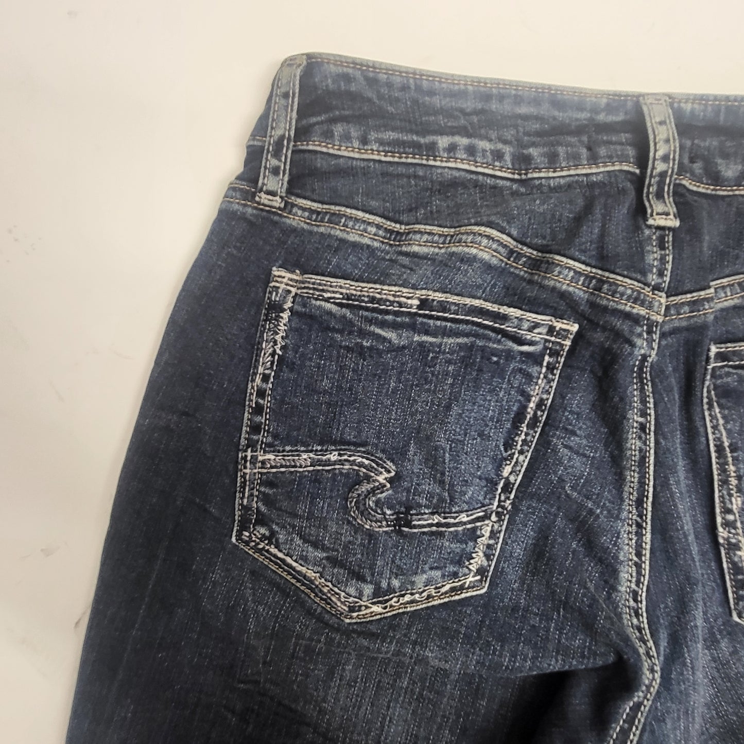 SILVER JEANS CO. Boyfriend Mid Rise Eco Friendly Sz 28/29 Indigo L2710EGX376