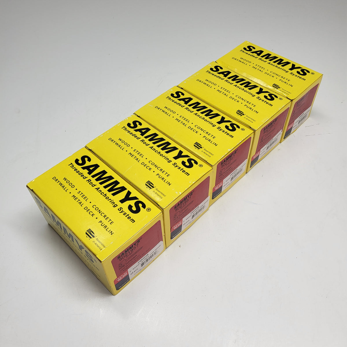 SAMMY'S (5 PACK) Threaded Rod Anchoring System Pipe Hanger 25 pcs Each 8021957