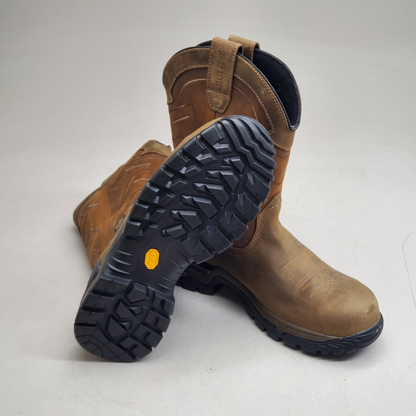 RED WING Irish Setter Two Harbors 11" Pull-on Boot Work Safe Toe Men's SZ 11D Brown 83966 Waterproof