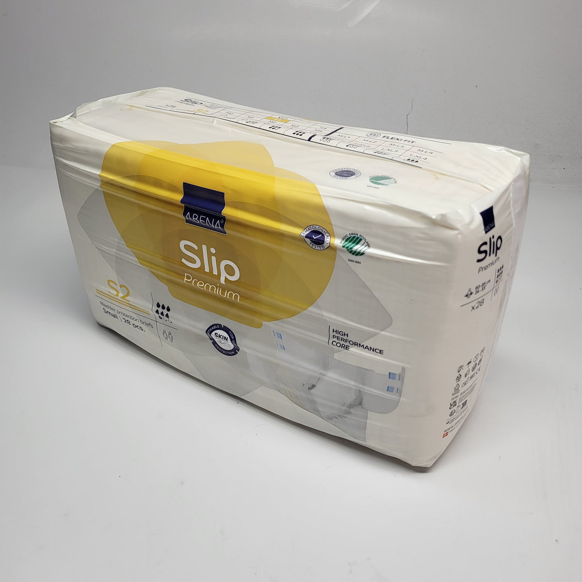 ABENA Slip Premium Level 2 Unisex Adult Diapers (25 Count) Small