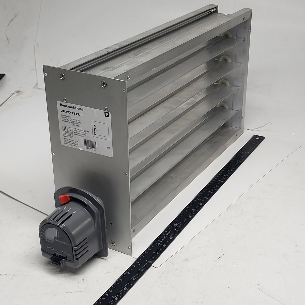 HONEYWELL HOME Truezone Rectangular Parallel Blade Damper 22"x12" ZD22X12TZ