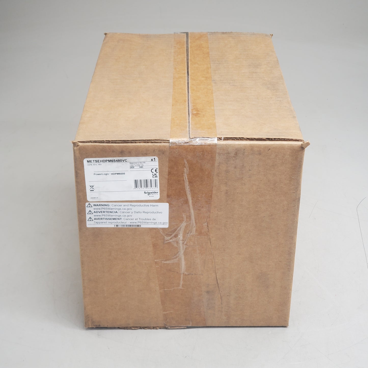 SCHNEIDER ELECTRIC PowerLogic Head Unit 50/60Hz 480V HDPM6000 METSEHDPM6S480VC