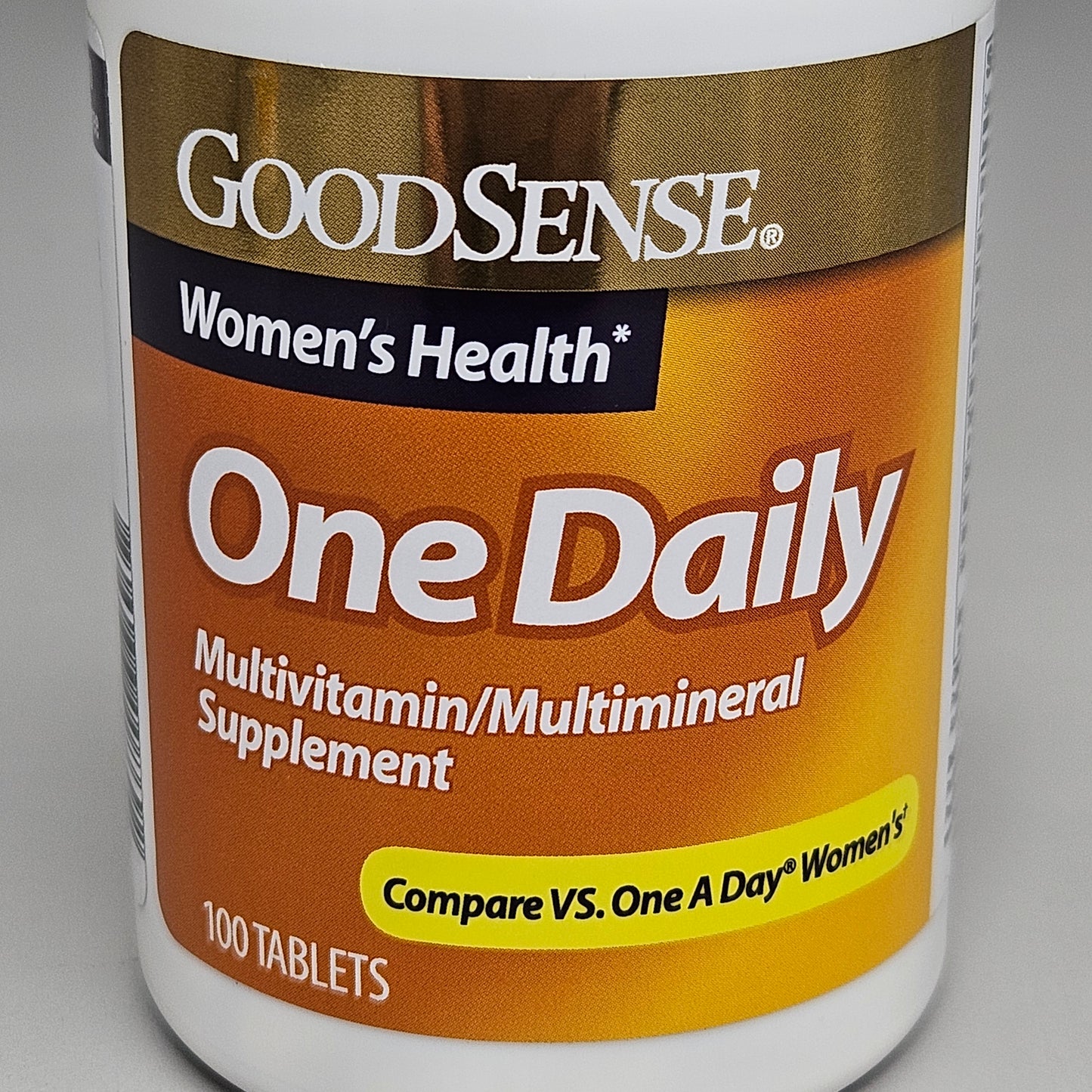 GOODSENSE (3 PACK) Woman's Health One Daily Multivitamin Supplement 100 Tablets 02/25