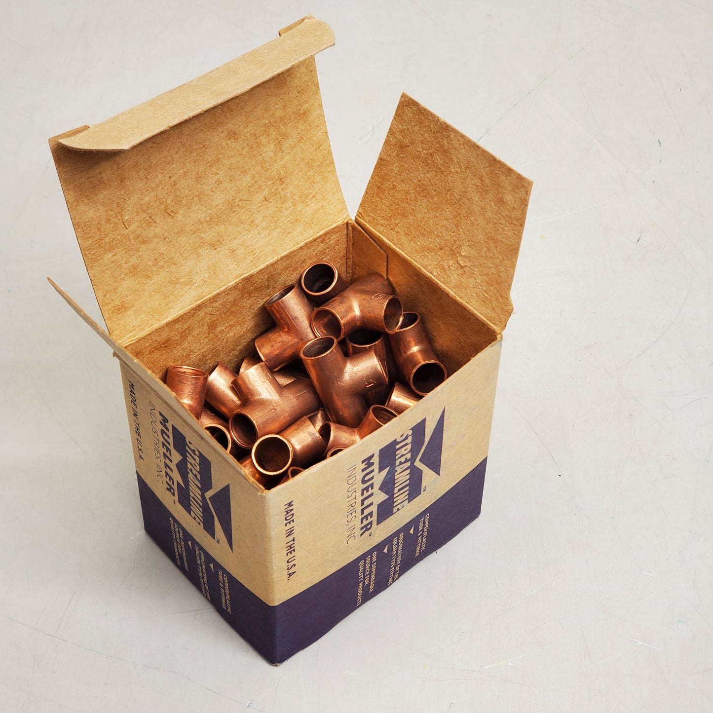 MUELLER (50 Pack) Solder Joint Tee 3/8" OD Copper W04000