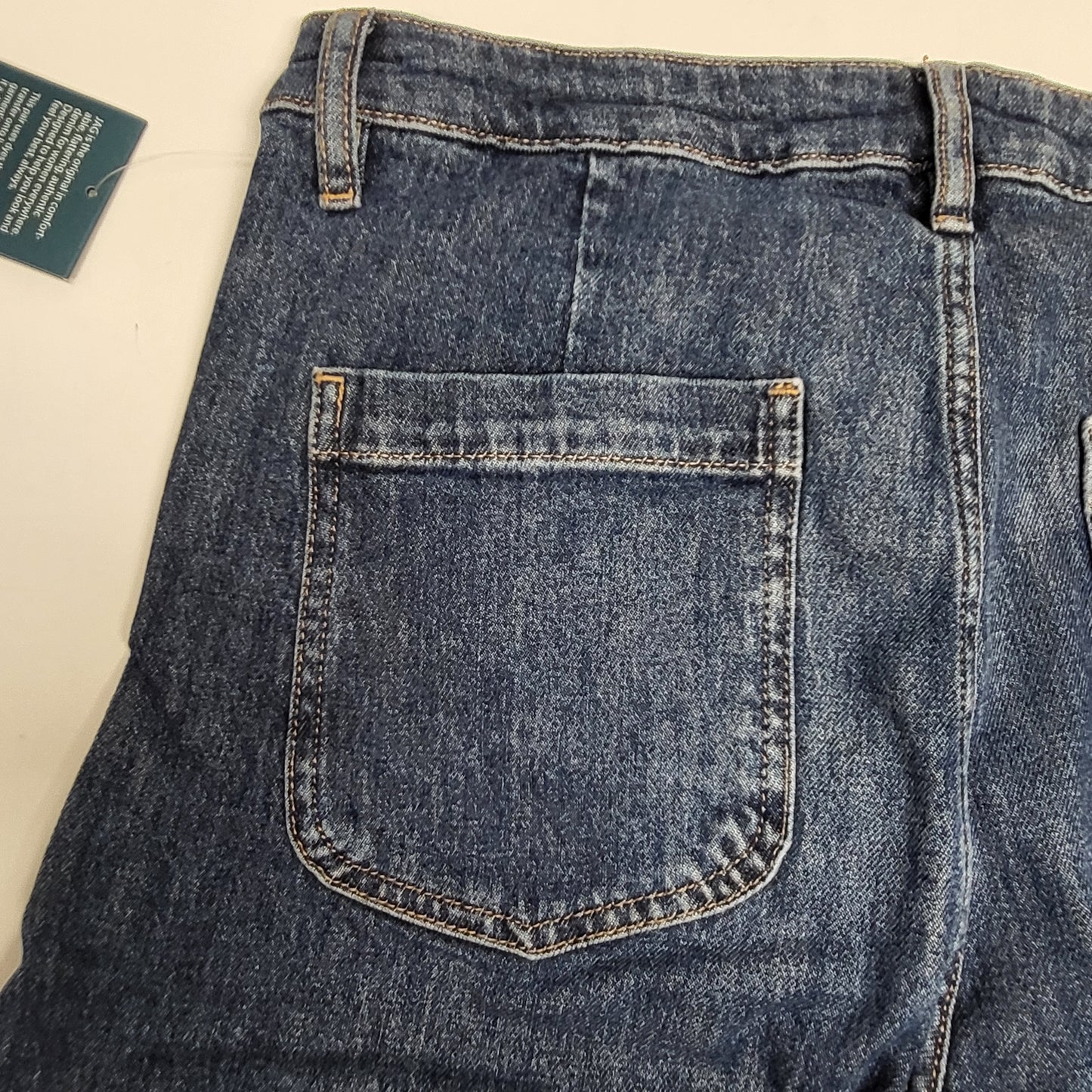 JAG Sophia High Rise Wide Leg Jeans Womens Sz 12/30 Eiffel Blue J2951ACS383