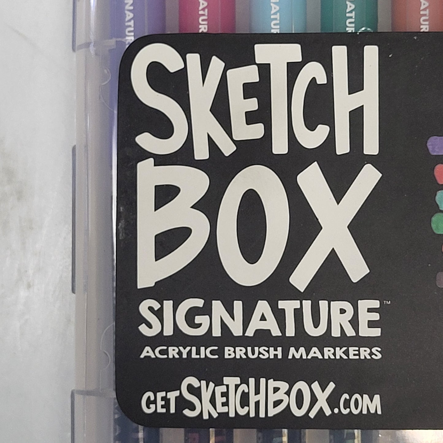 ZA@ SKETCHBOX (2 PACK) Signature Acrylic Brush Markers 6 Colors