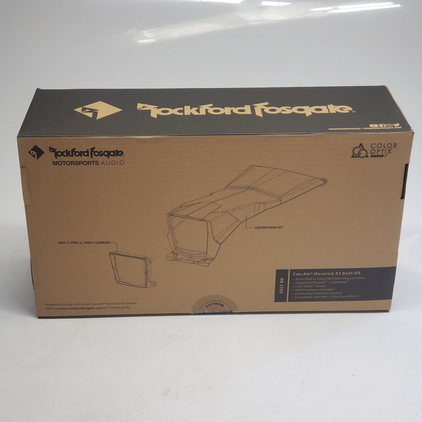 ROCKFORD FOSGATE Stage 6 Audio Kit for Select 17+ Can-Am Maverick X3 X317-STG6