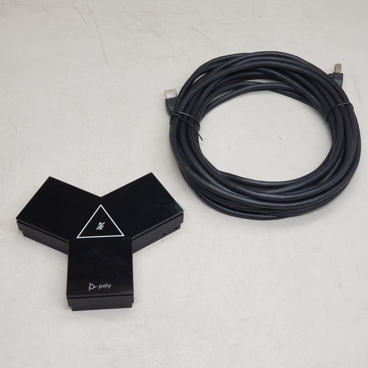 POLYCOM Wired IP Table Microphone for Conference Room G750 Itm Black 874R3AA