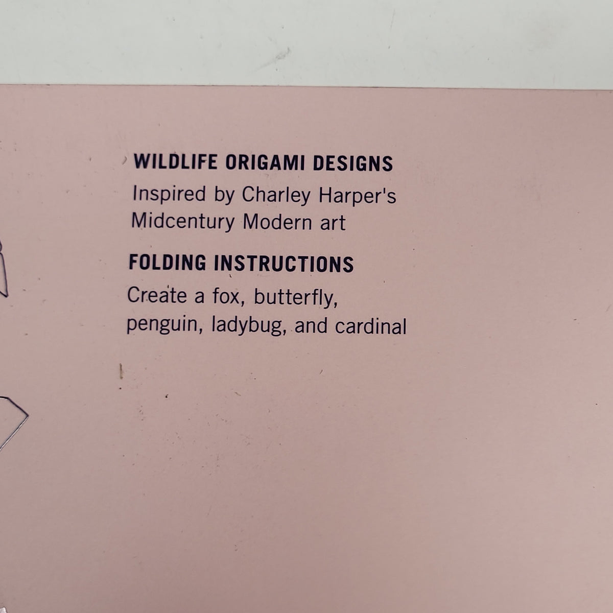ZA@ POMEGRANATE Origami Charley Harper Origami Animal & Nature Designs 64 Sheets