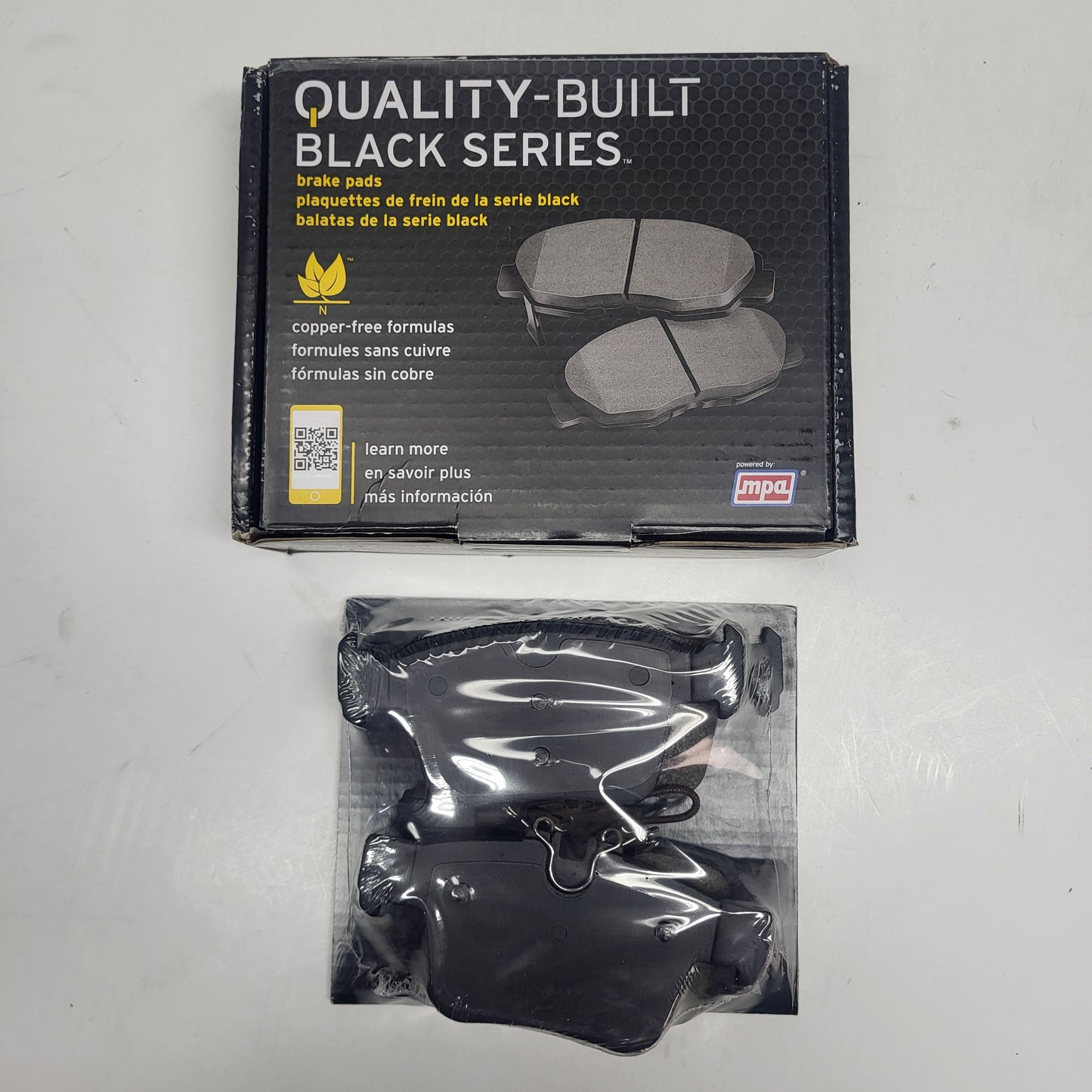 QUALITY-BUILT Ceramic Disc Brake Pad Set Black Rear 1003-1989C