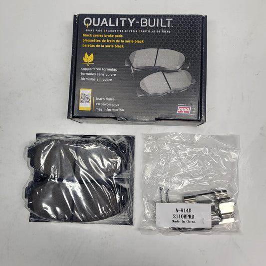 QUALITY-BUILT Ceramic Disc Brake Pad Set Black Front 1003-0914C