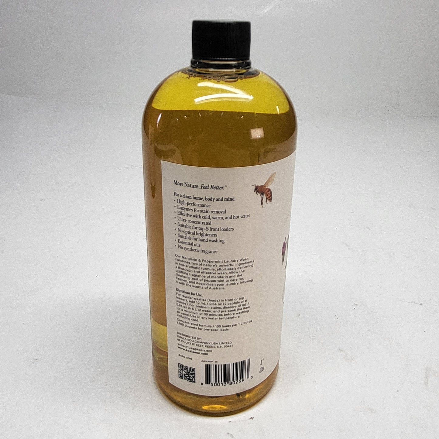 KOALA ECO (2 PACK) Laundry Wash Mandarin and Peppermint Essential Oil 33.8 oz