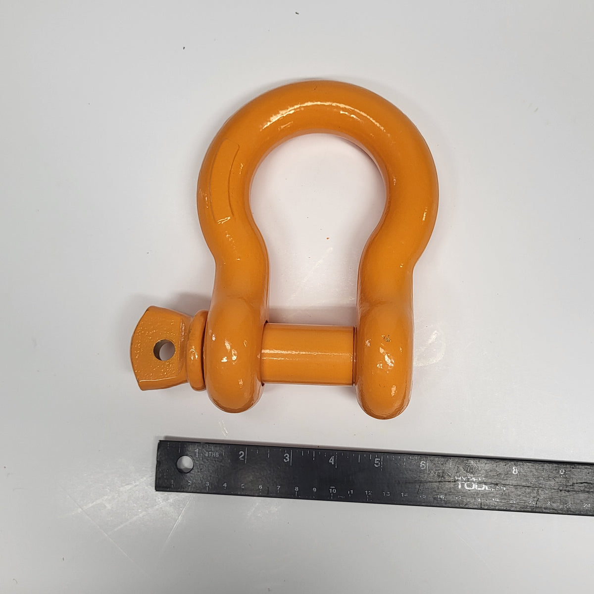 ALLOY (2 PACK) Screw Pin Anchor Shackles Phosphorus Sulfur Steel 7/16" Orange