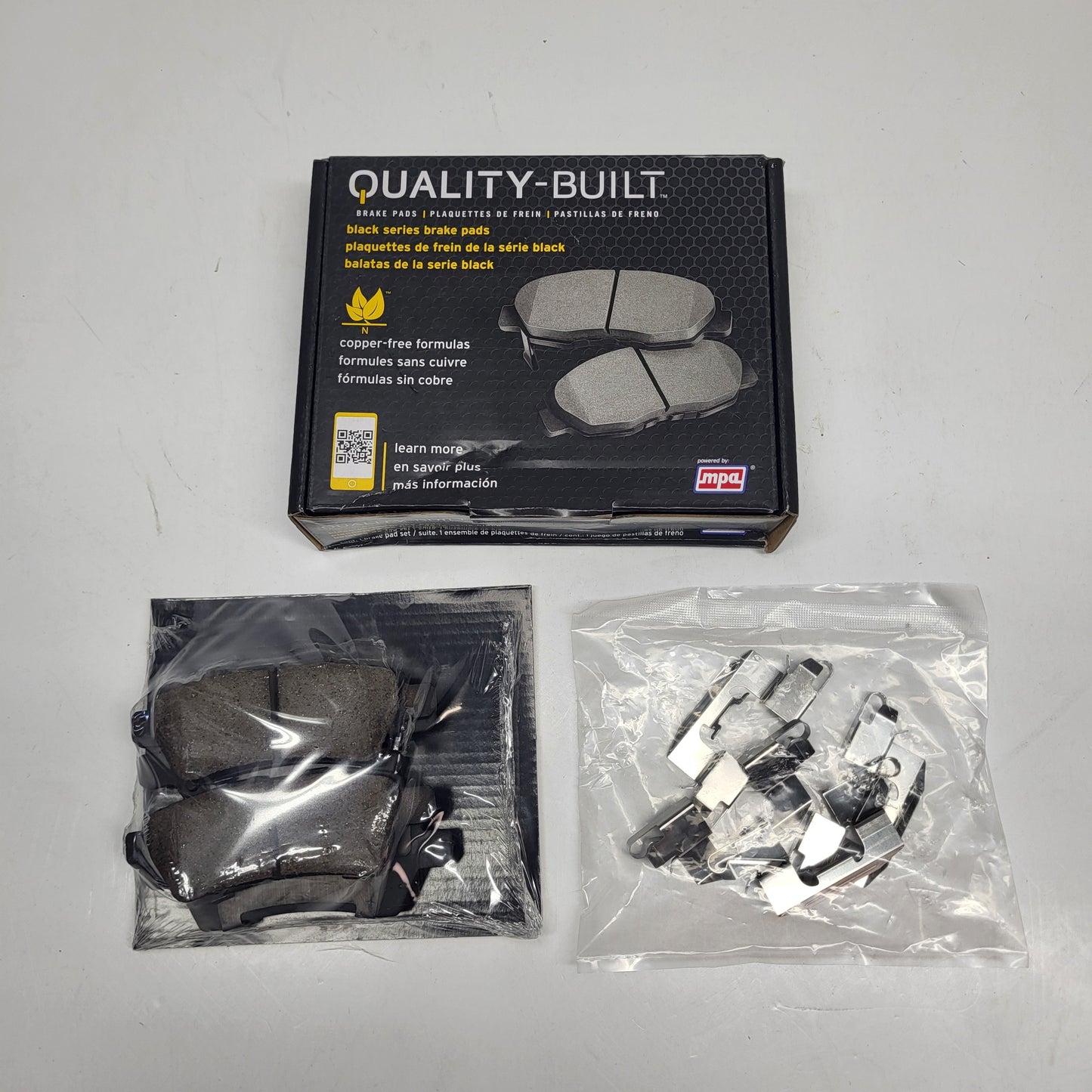 QUALITY-BUILT Ceramic Disc Brake Pad Set Rear Oe Replacement Black 1003-1101C