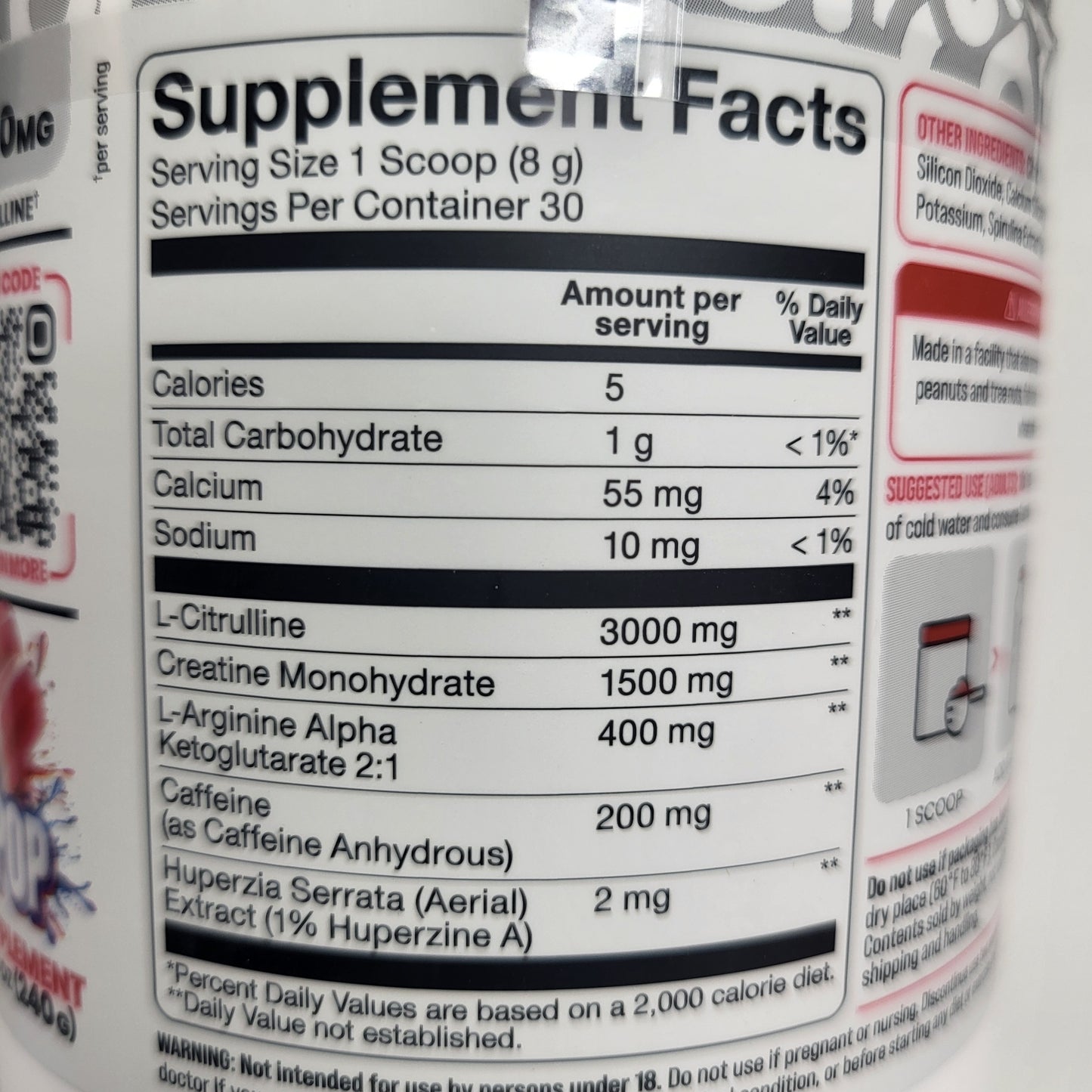 BASIC Creatine Monohydrate Increase Muscle Mass Ice Pop 8.5oz BB 01/27