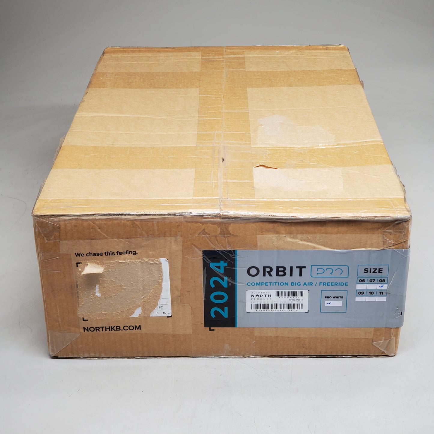 NORTH Orbit Pro N-max Air Frame Big Air Kite Freeride 5-strut SZ 08 85000.240010 Black / White / Aqua