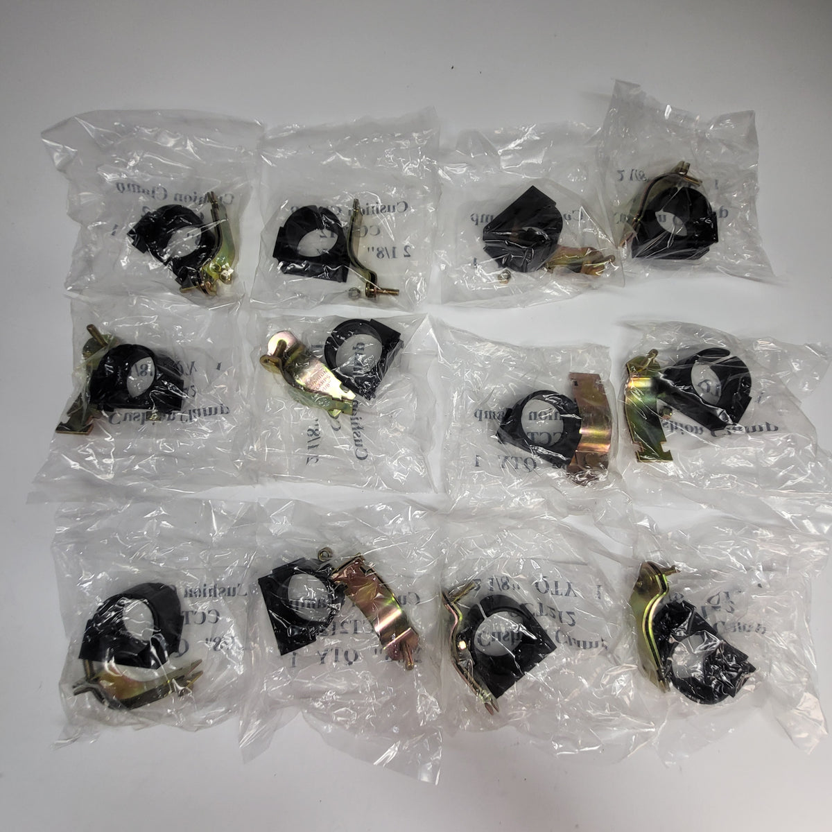 MCMASTER-CARR (12 PACK) Cushion Clamp-tube Galvanized Steel 2.1" R56-404