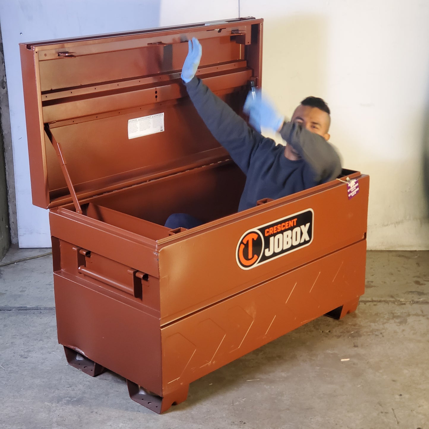 JOBOX Crescent Site-Vault Series Tool Work Chest 48"x24"x27" Brown 2-654990 (New Other)