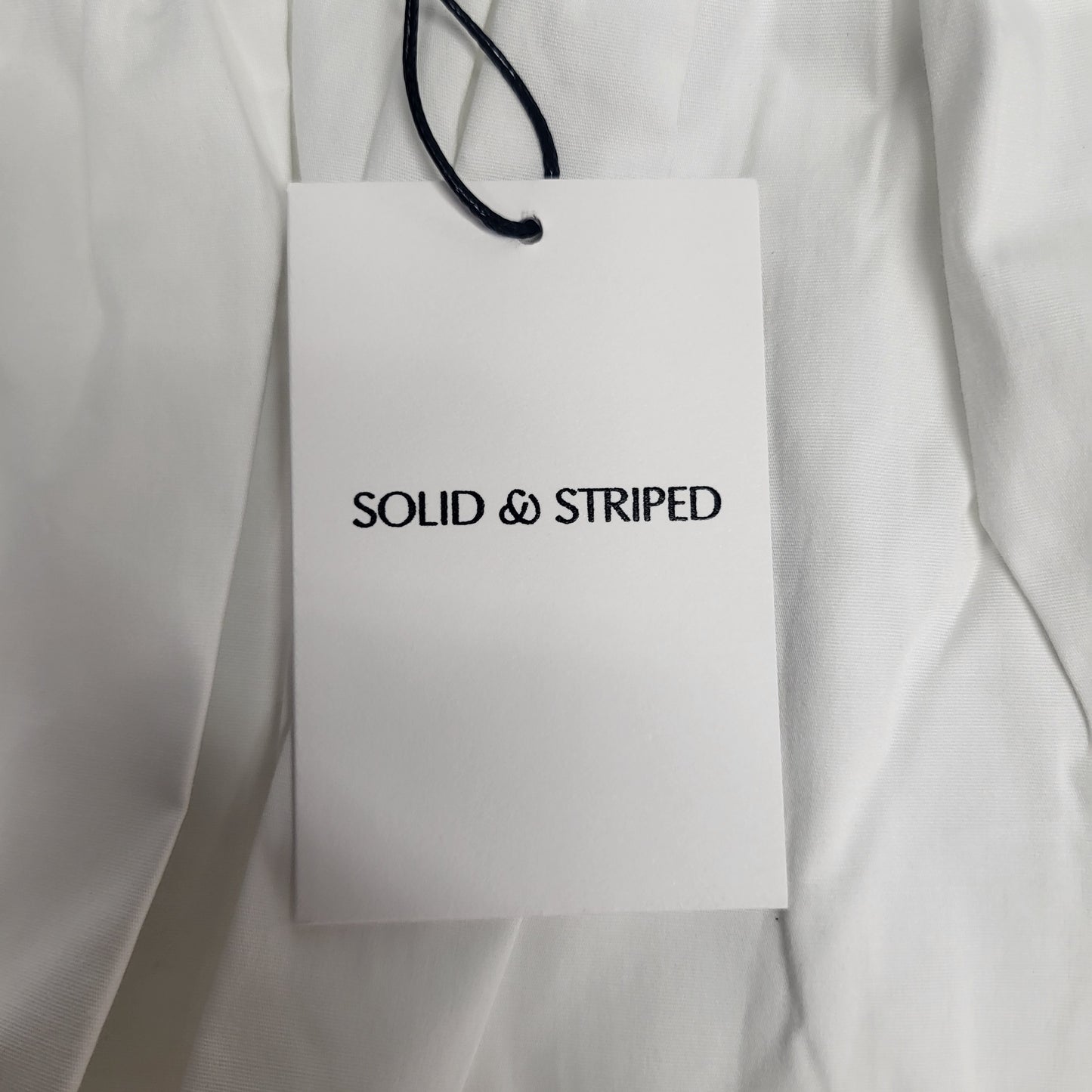 SOLID AND STRIPED The Ivy Skirt Sz S Optic White SU26R4160SPOW