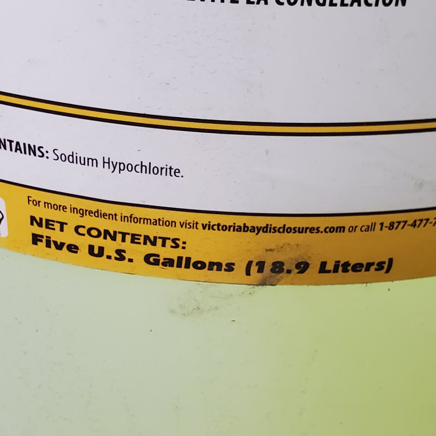 VICTORIA BAY (5 GALLONS) Simply Brite Laundry Destainer G00110