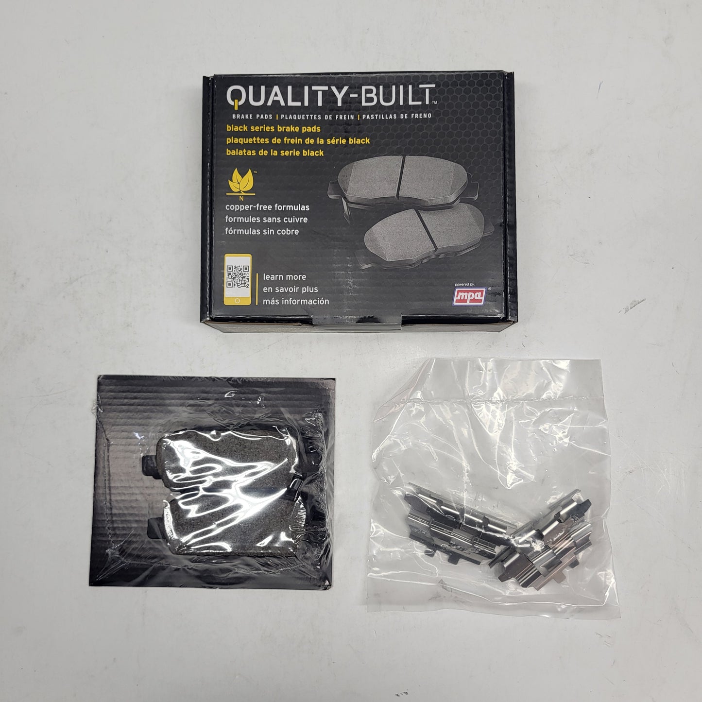 QUALITY-BUILT Ceramic Disc Brake Pad Set Black Rear 1003-0905C