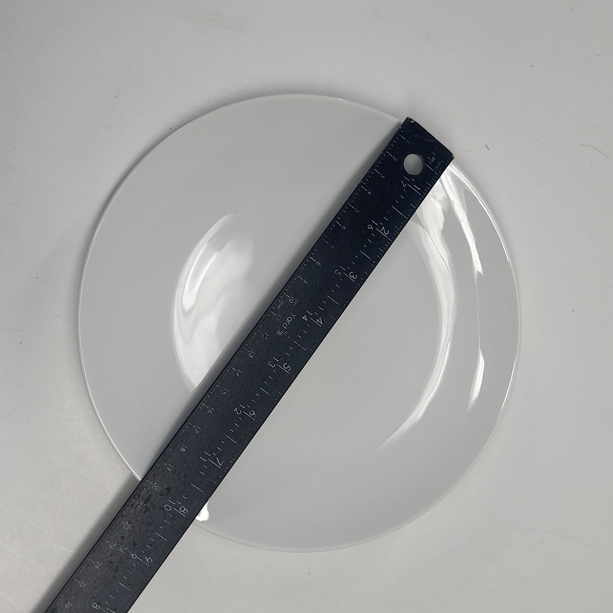 PILLIVUYT (4 PACK) Coupe Porcelain Salad Plates Made in France  8" All White