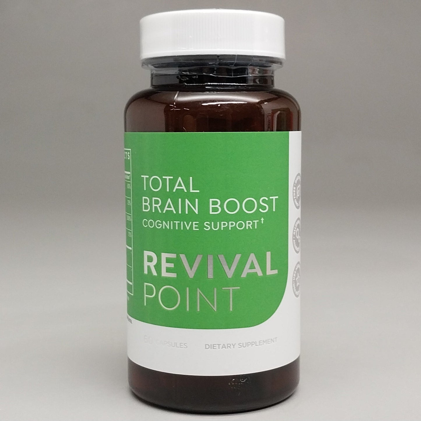 ZA@ REVIVAL POINT (24 Bottles) Total Brain Boost Cognitive Support 60 Ct Supplement Exp 6/25 A