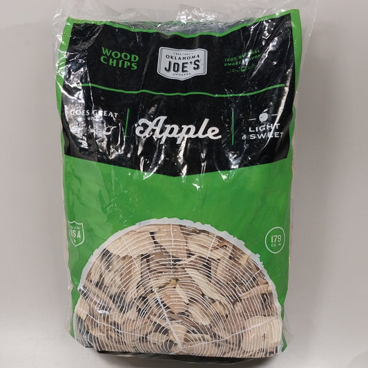 OKLAHOMA JOE'S Wood Chips Apple Bag 179 Cu In 2 Lbs (New)