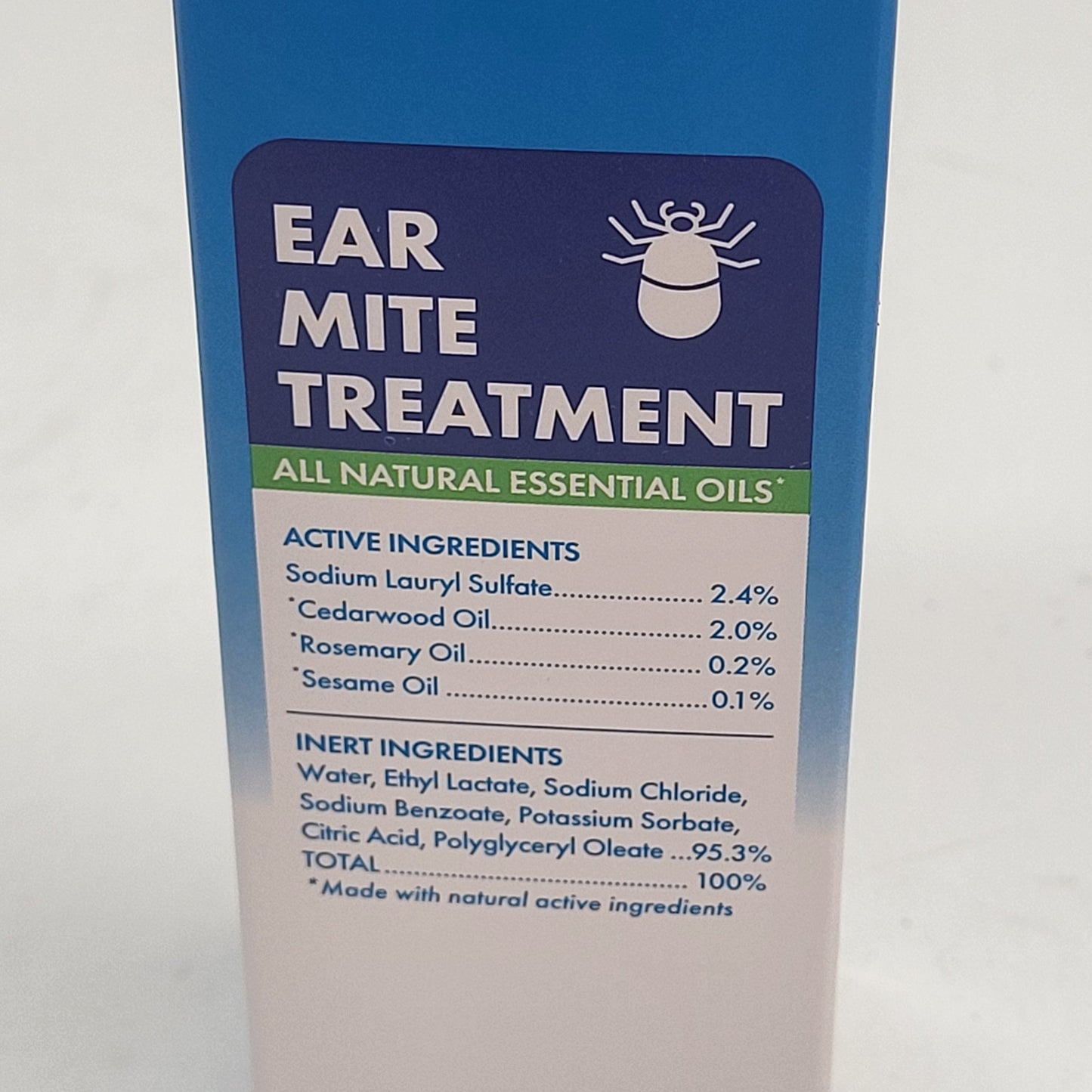 TROPICLEAN (6 PACK) Home Vet Ear Mite Treatment All Natural Oils 2 oz