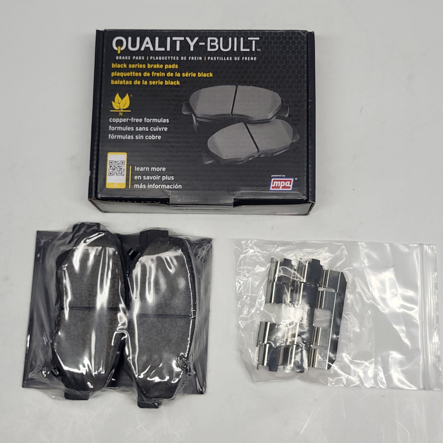 QUALITY-BUILT Ceramic Disc Brake Pad Set Black Front 1003-0914AC