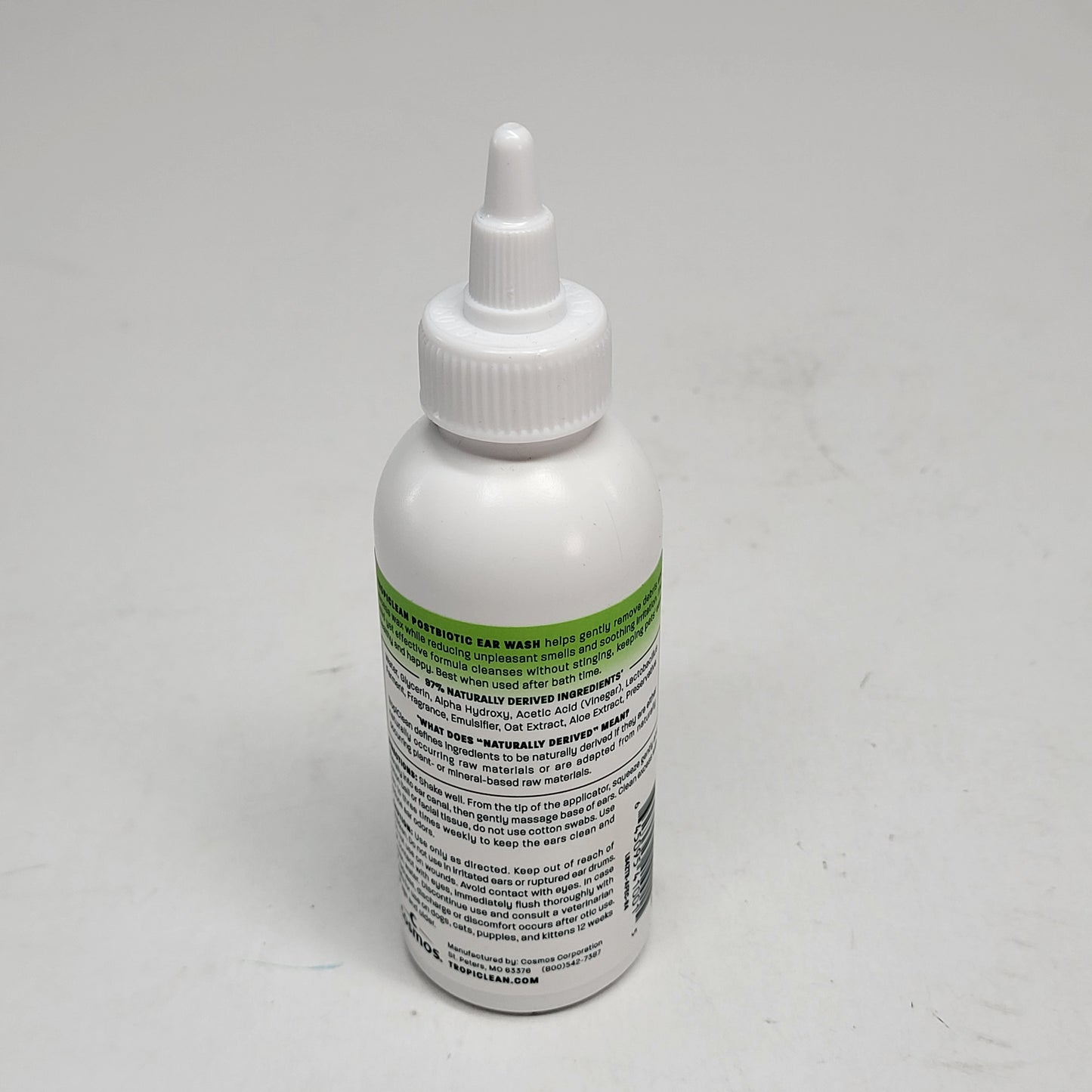 TROPICLEAN Postbiotic Ear Wash With Soothing Aloe  4 Oz BB 06/29