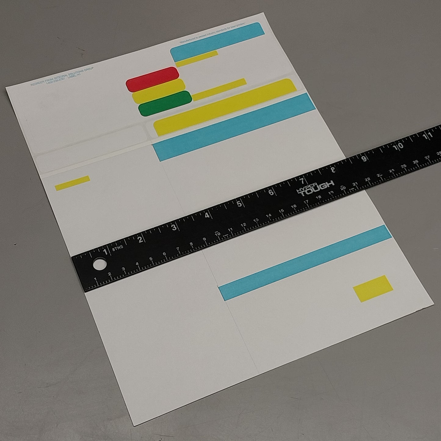 INTEGRAL RX Laser Pressure Sensitive Pharmacy Labels 1000 Sheets 507163