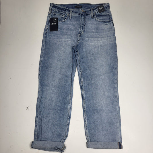 SILVER JEANS CO. 90's Boyfriend Universal Fit Eco Friendly Sz 34/27 L28355EOE224