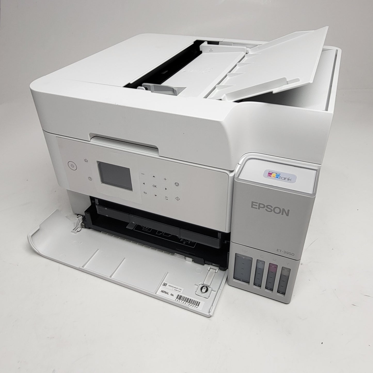 EPSON Ecotank Wireless All-in-one Color Supertank Printer White ET-3950
