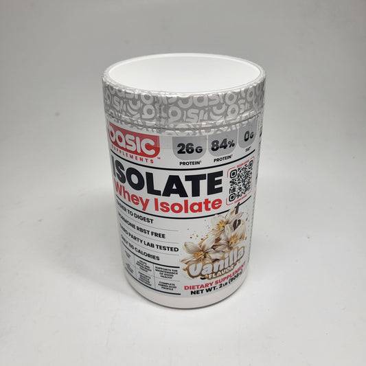 BASIC Basic Whey Isolate Zero-fat High-quality Protein Vanilla 2lbs BB 05/28