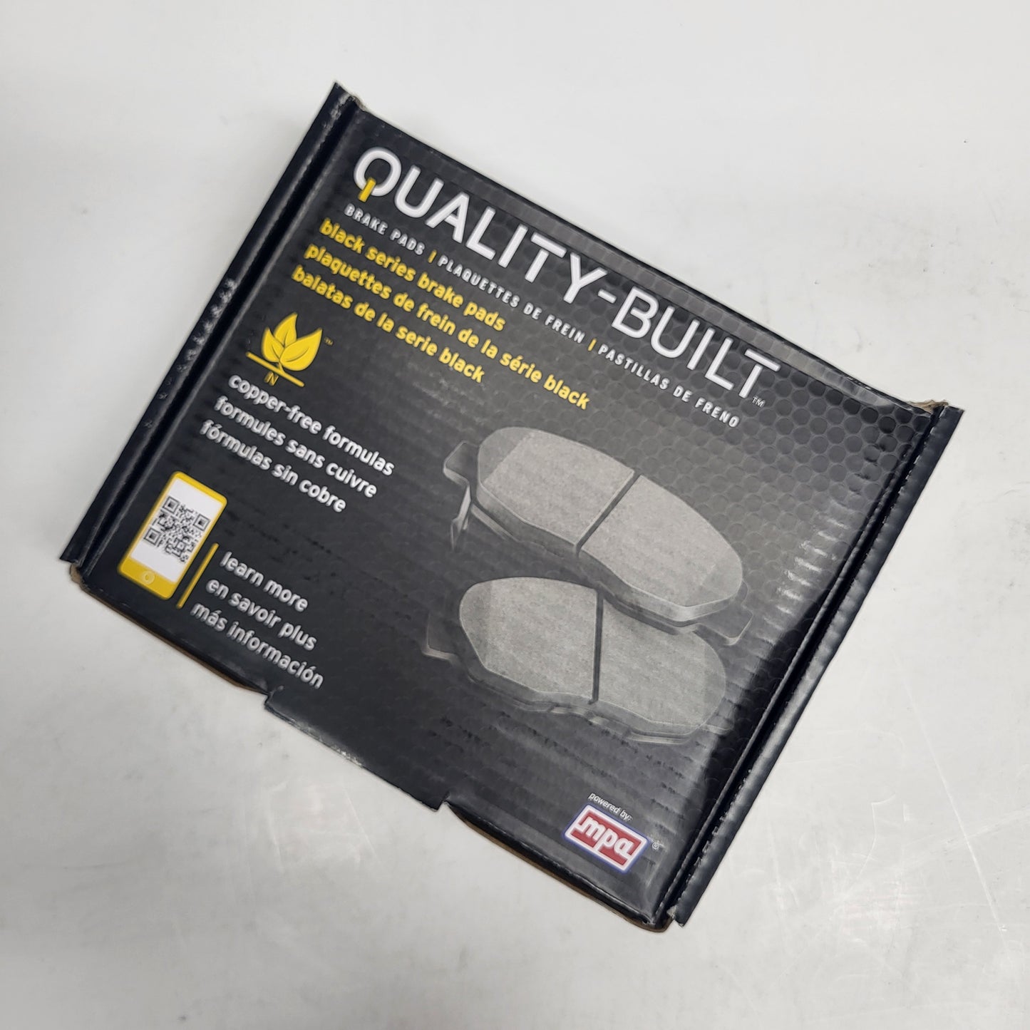 QUALITY-BUILT Ceramic Disc Brake Pad Set Black Rear 1003-1954C