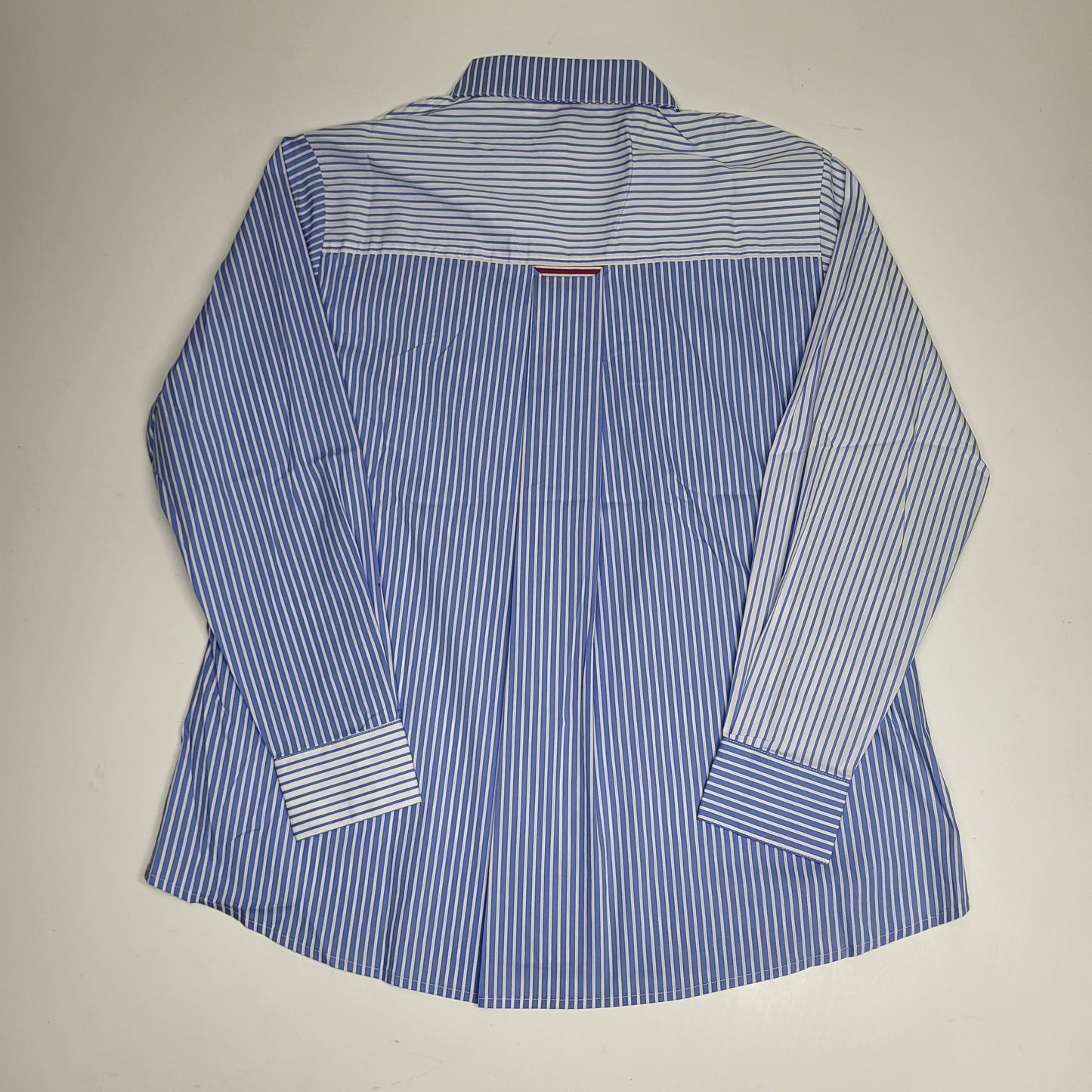 SOLID AND STRIPED The Avril Stripe Button-front Shirt XS Colorblock Marina SU26B2287PYDCBM