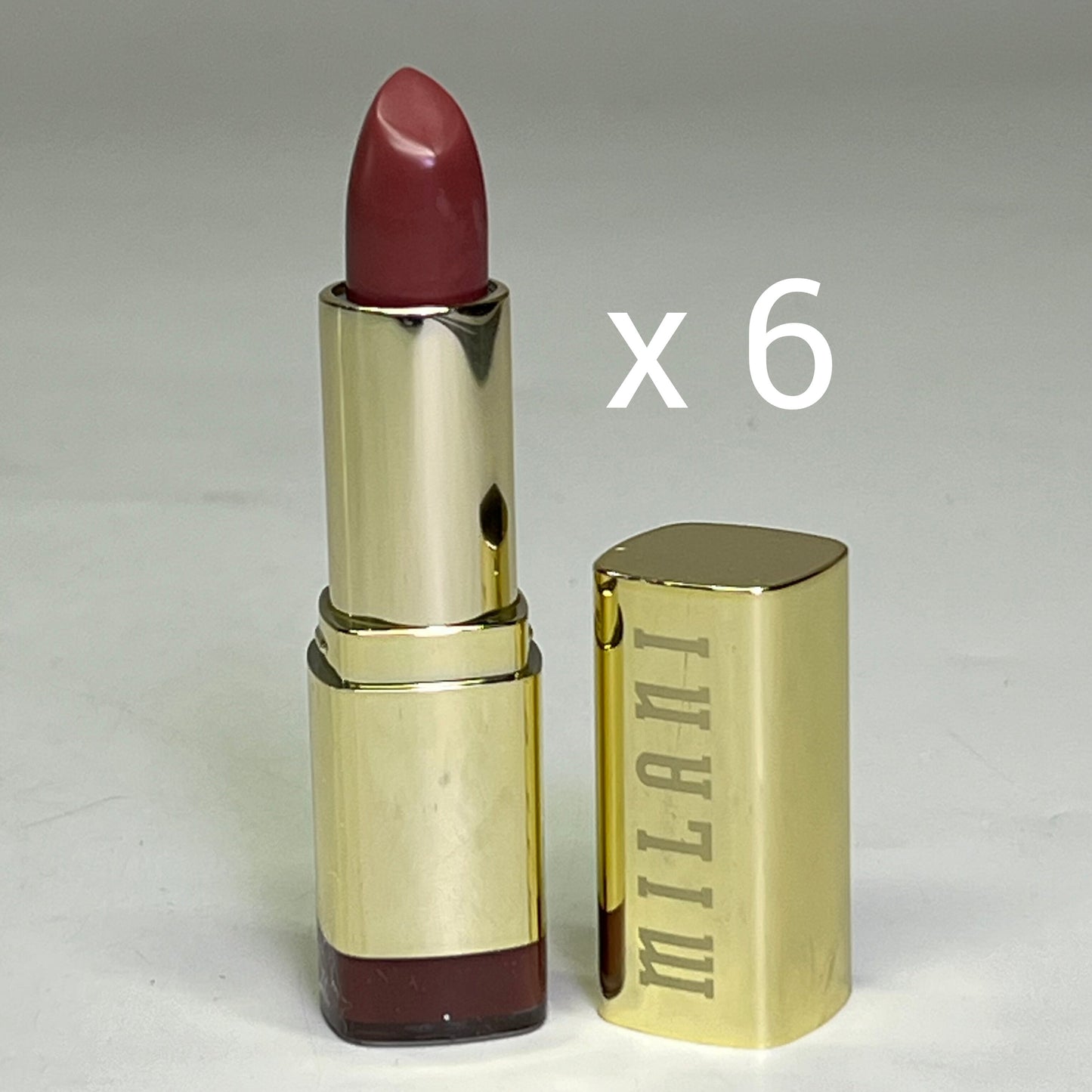 MILANI (6 PACK) Lipstick Rose Femme 42 (Matte) 0.14 oz, Red MLSN-42