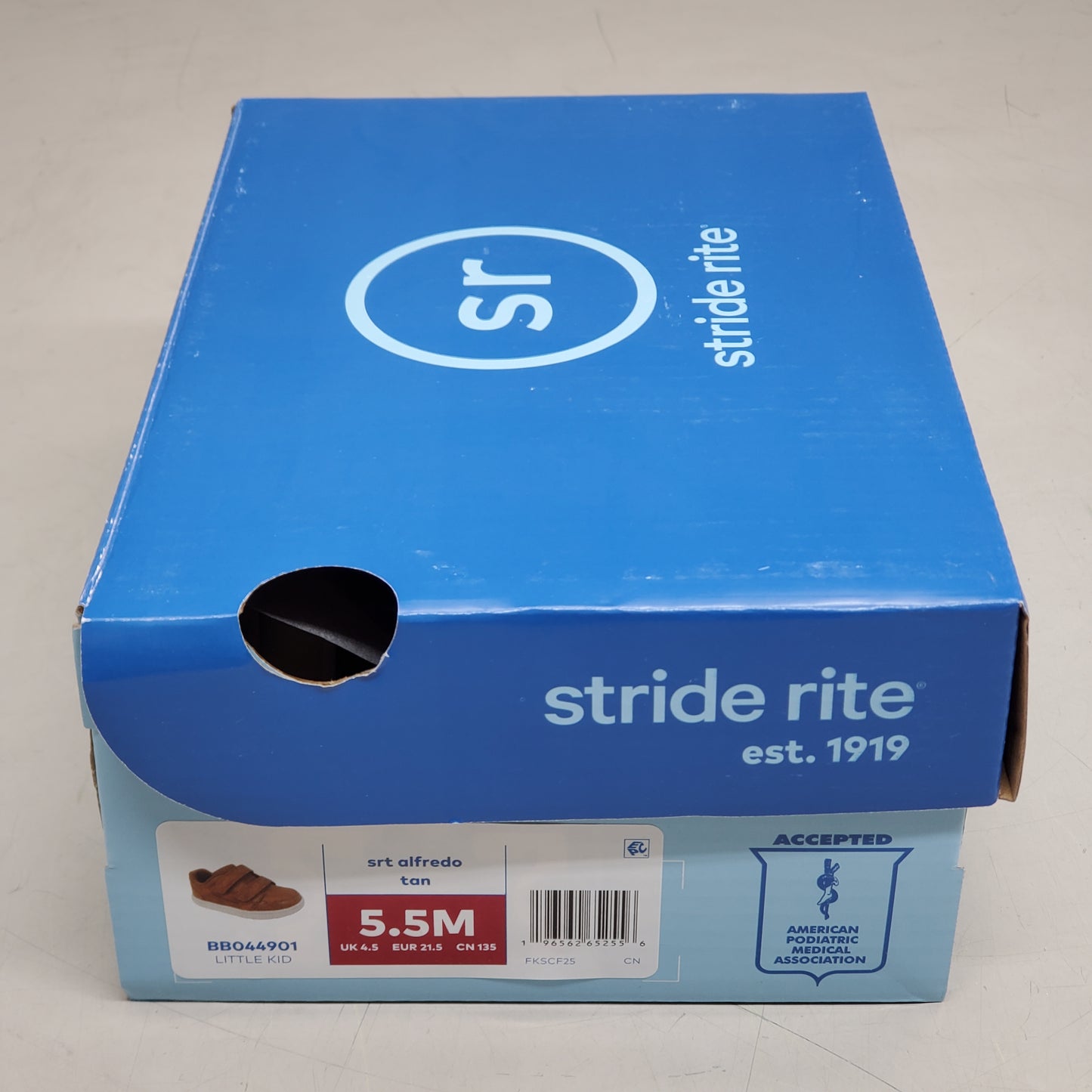 STRIDE RITE SRT Alfredo Sneaker Shoes Toddler SZ 5.5M Tan BB044901