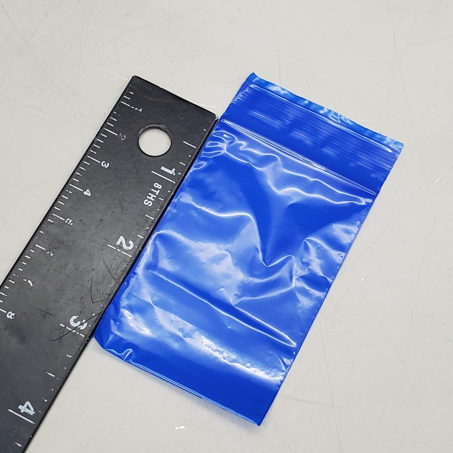 ACTION PACKAGING (1000 Pcs) Reclosable Zip Poly Bags 2x3" 2 Mil Blue GBLUE2X3