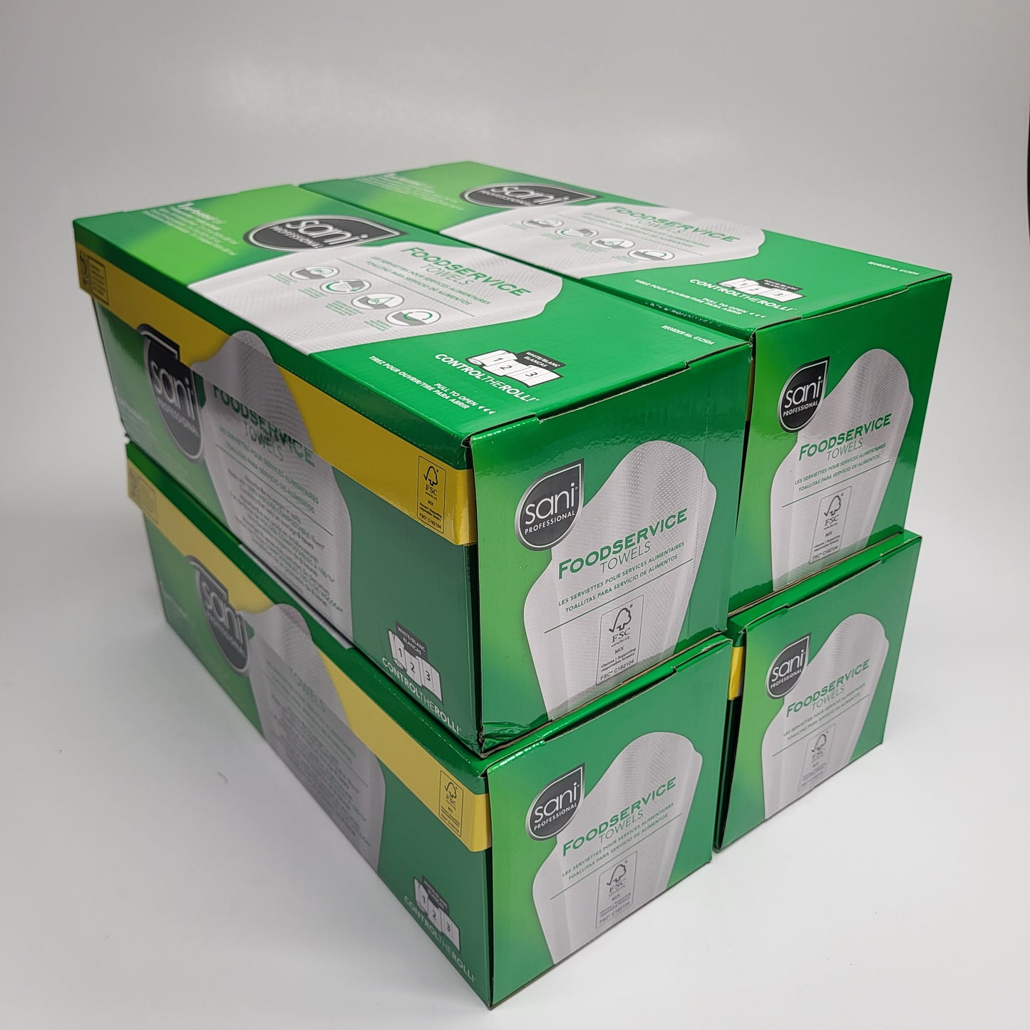 SANI PROFESSIONAL (4 PACK, 200 EACH) Foodservice Perforated Towels GD125DA
