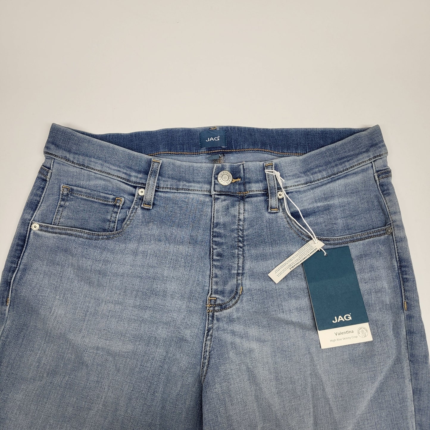 JAG Valentina High Rise Straight Sustainable Denim  Womens Sz 14 Hollywood